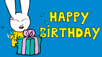 Happy Birthday Fun GIF by Simon Super Rabbit