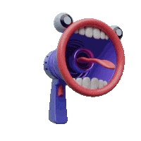 Art Yelling Sticker