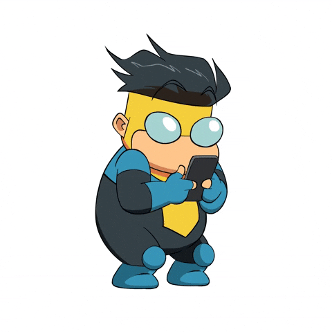 Text Send GIF by Skybound Games