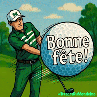 Golf GIF by TresorsDuMonde.ca