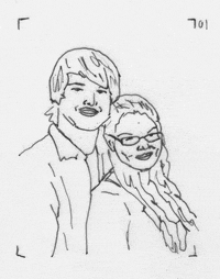 illustration portrait GIF by TraceLoops