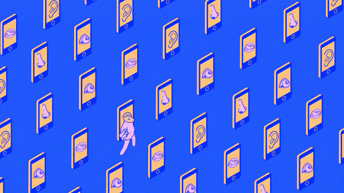 ShawnFan giphyupload art illustration phone GIF