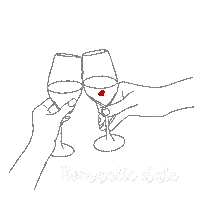 Date Hearts Sticker