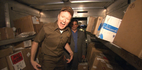 teamcoco giphyupload conan obrien ups conan25 GIF
