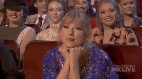taylor swift listening GIF by iHeartRadio