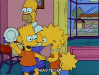High Five Season 3 GIF by The Simpsons