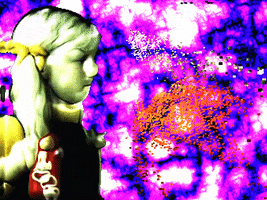 MFDtheArtist girl trippy crazy weird GIF