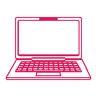 Pink Working Sticker by Virtuel