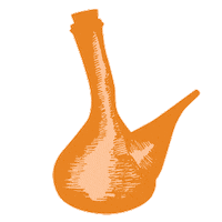 Wine Orange Sticker by De Maison Selections