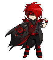 Lunime music anime red games Sticker