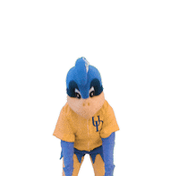 happy the wave Sticker by Delaware Blue Hens