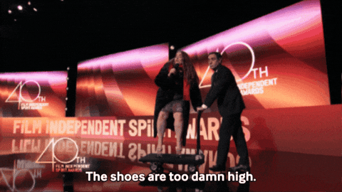 Aidy Bryant Shoes GIF by Film Independent Spirit Awards