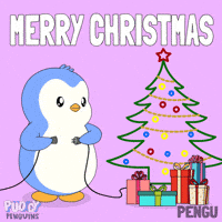 Merry Christmas GIF by Pudgy Penguins