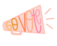 Themintedbrush vote politics go vote voter Sticker