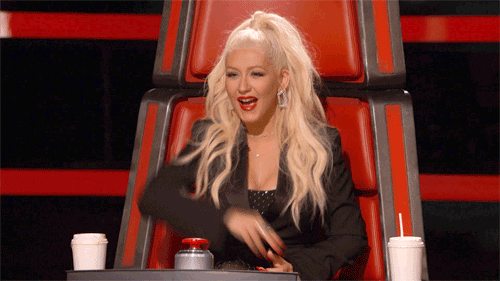 christina aguilera hay GIF by The Voice