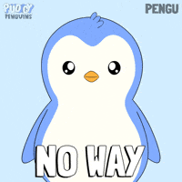 Deny No Way GIF by Pudgy Penguins