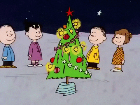 Christmas Tree GIF by Peanuts