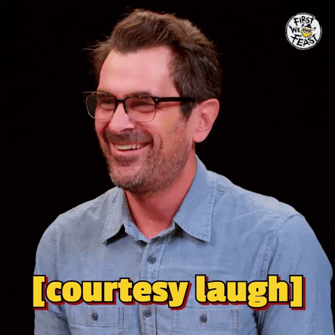 Ty Burrell Laughter GIF by First We Feast