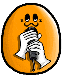 Singer Egg Sticker by yu-san