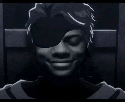 Black And White Laughing GIF