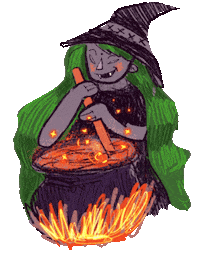 Halloween Glow Sticker by Gifes Con Ensalada