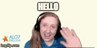 total physical response hello GIF by ALO7.com