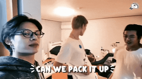 James Pack It Up GIF