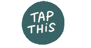 Tap This Sticker by jenny henderson studio