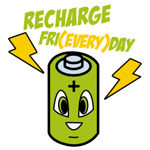 DSTASpreadGoodVibes friday recharge dsta Sticker
