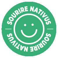 nativusfrance smile green sourire nativus Sticker