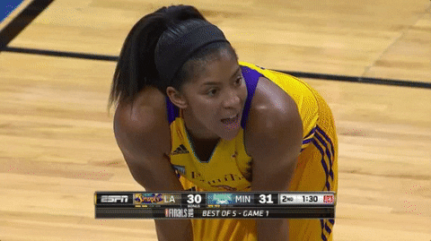 Los Angeles Sparks Basketball GIF by WNBA