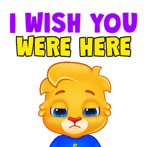I Miss You Love Sticker by Lucas and Friends by RV AppStudios