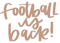 Football Game Day Sticker