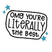 The Best Love Sticker by Poptimism Art and Lettering