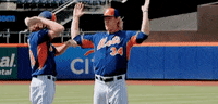 stretching jacob degrom GIF by MLB