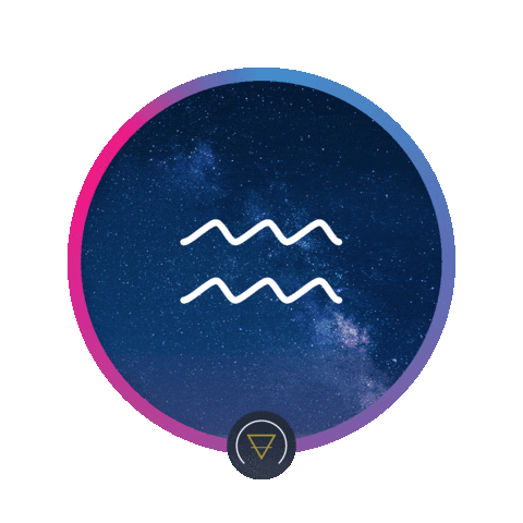 Astrology Aquarius Sticker by NUiT App