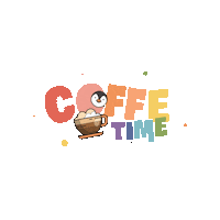 Fun Coffee Sticker