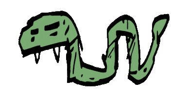 Snake Slither Sticker
