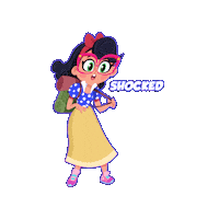 Snow White Wow Sticker by Cool School