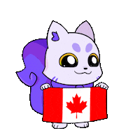 Canadian Hockey Sticker by Lucky Kat Studios