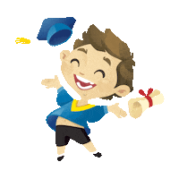graduation STICKER by imoji