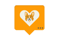 Tiermeldungszentrale_de love dog like post Sticker
