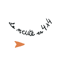 laetitia_illustration arrows title moving on meute Sticker