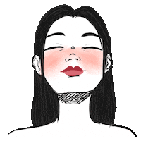larabece girl nature plant zen Sticker