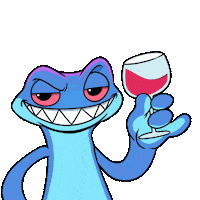 Wine Ok Sticker by Snek