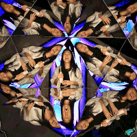 photobooth portrait kaleidoscope timeframe GIF