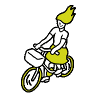 Illustration Bike Sticker by Landvergnuegen