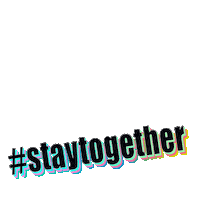 Sticker Stay Together Sticker by Karo Glazer