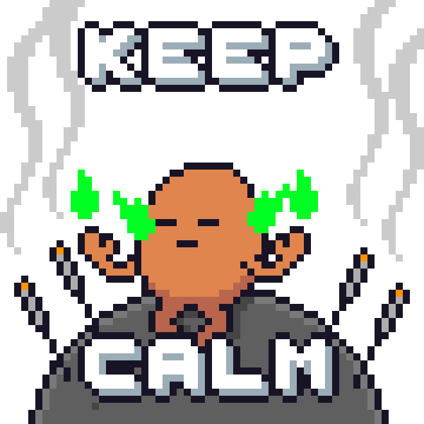 Relax Breathe Sticker by Potatoz by 9GAG