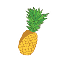 Foodie Pineapple Sticker by Salón Boricua